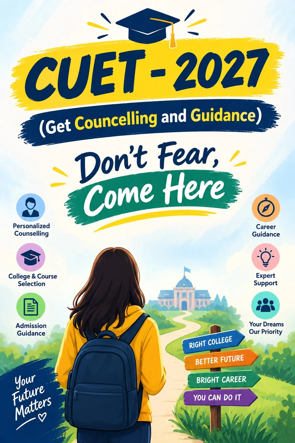 CUET 2027 counselling and guidance at Golden Rankers Academy