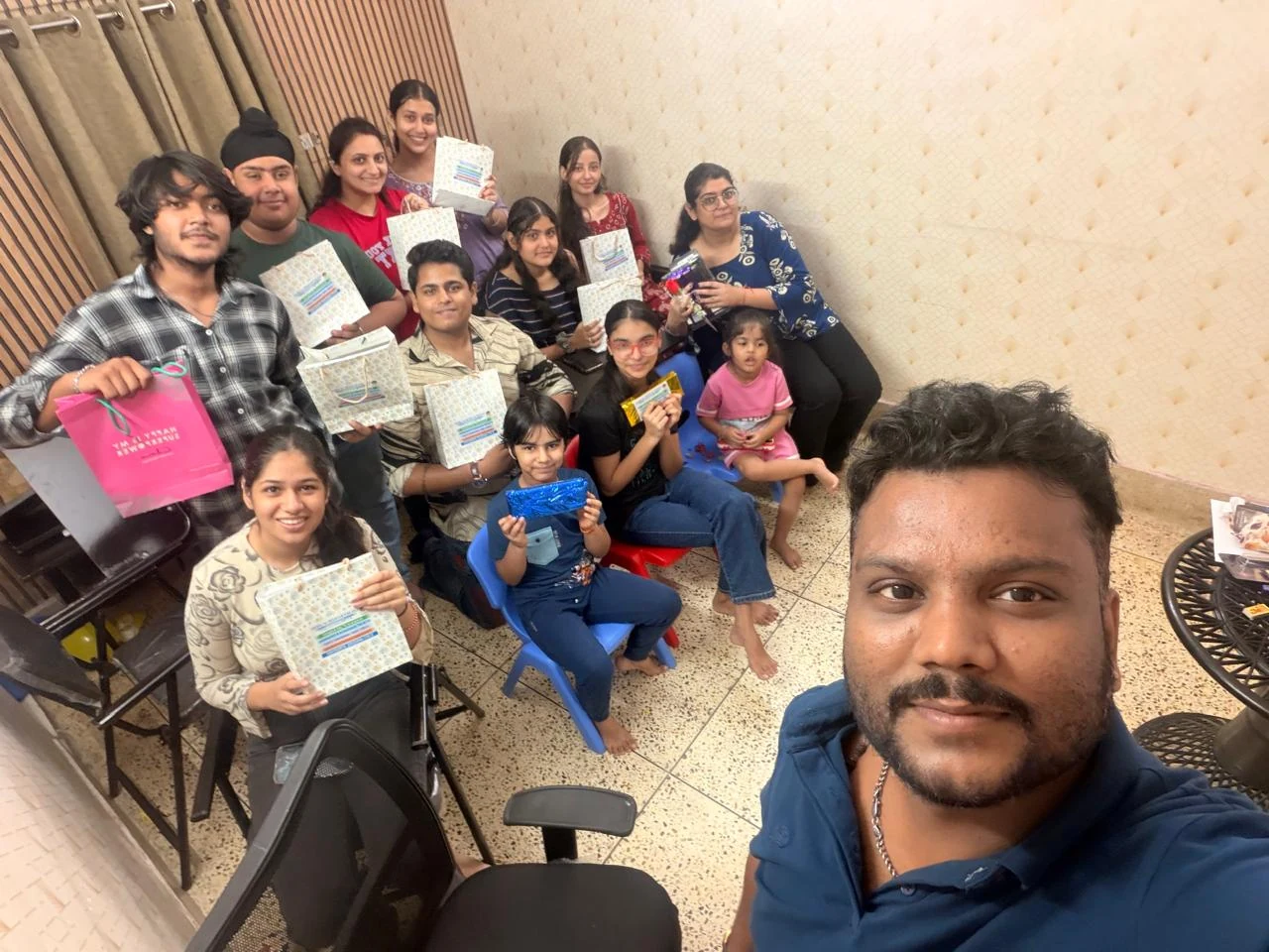 Golden Rankers Academy students celebration